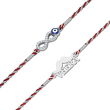 Lords Jewels INFINITY & VEERA 925 Silver Rakhi
