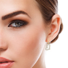 14k Gold Diamond Earring