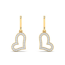 14k Gold Diamond Earring