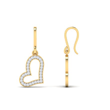 14k Gold Diamond Earring