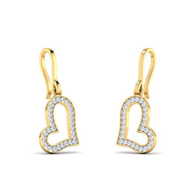 14k Gold Diamond Earring