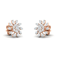18k Gold Diamond Earring