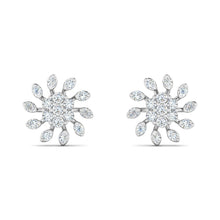 14k Gold Diamond Earring