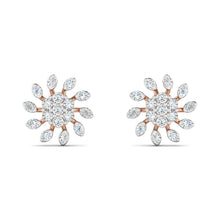 18k Gold Diamond Earring