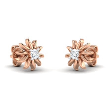 18k Gold Diamond Earring