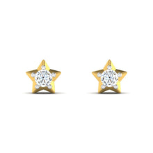 18k Gold Diamond Earring