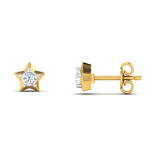 18k Gold Diamond Earring