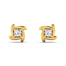 18k Gold Diamond Earring