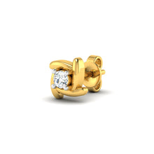 18k Gold Diamond Earring