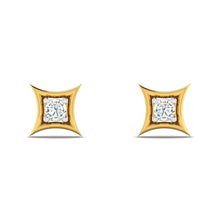 18k Gold Diamond Earring