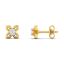 18k Gold Diamond Earring
