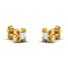 18k Gold Diamond Earring