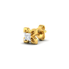 18k Gold Diamond Earring