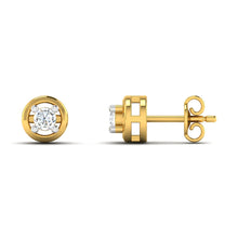 18k Gold Diamond Earring