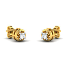 18k Gold Diamond Earring
