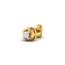18k Gold Diamond Earring
