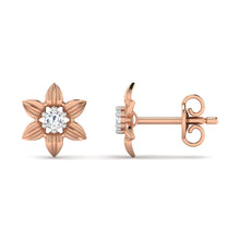 18k Gold Diamond Earring