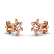 18k Gold Diamond Earring