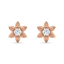 18k Gold Diamond Earring