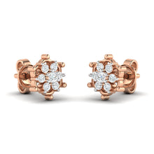 18k Gold Diamond Earring