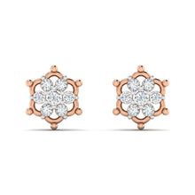 18k Gold Diamond Earring
