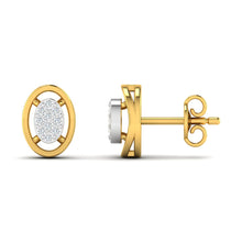 18k Gold Diamond Earring