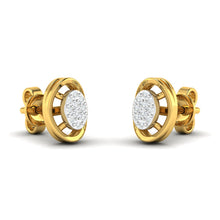 18k Gold Diamond Earring