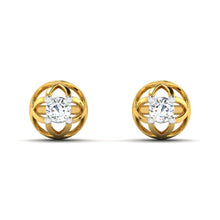 18k Gold Diamond Earring
