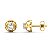 18k Gold Diamond Earring