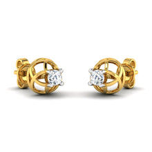 18k Gold Diamond Earring