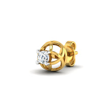 18k Gold Diamond Earring