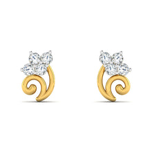 18k Gold Diamond Earring