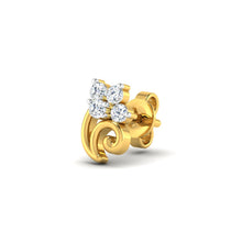 18k Gold Diamond Earring