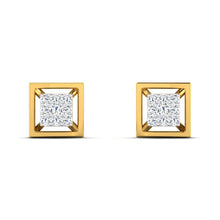 18k Gold Diamond Earring