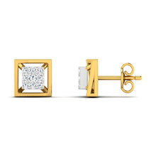 18k Gold Diamond Earring