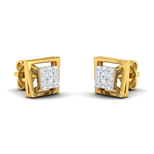18k Gold Diamond Earring