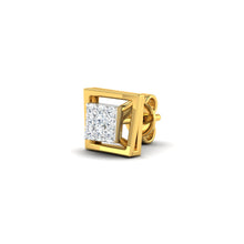 18k Gold Diamond Earring