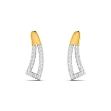 18k Gold Diamond Earring