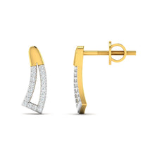 18k Gold Diamond Earring