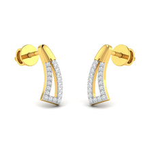 18k Gold Diamond Earring