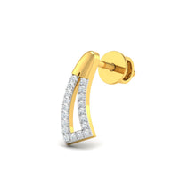 18k Gold Diamond Earring