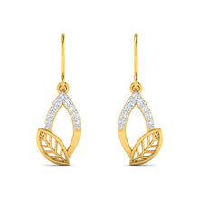 18k Gold Diamond Earring