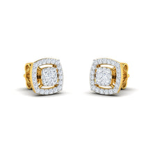 18k Gold Diamond Earring