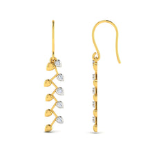 18k Gold Diamond Earring