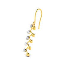 18k Gold Diamond Earring