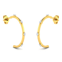 18k Gold Diamond Earring