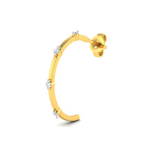 18k Gold Diamond Earring