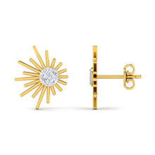 18k Gold Diamond Earring
