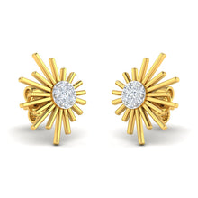 18k Gold Diamond Earring