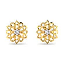 18k Gold Diamond Earring